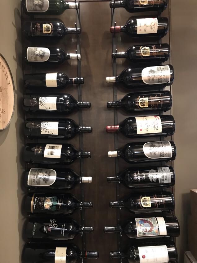 Cellar of red wine