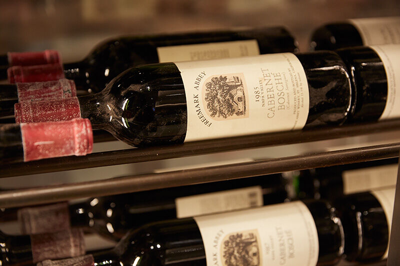 Inside the Freemark Abbey Wine Library