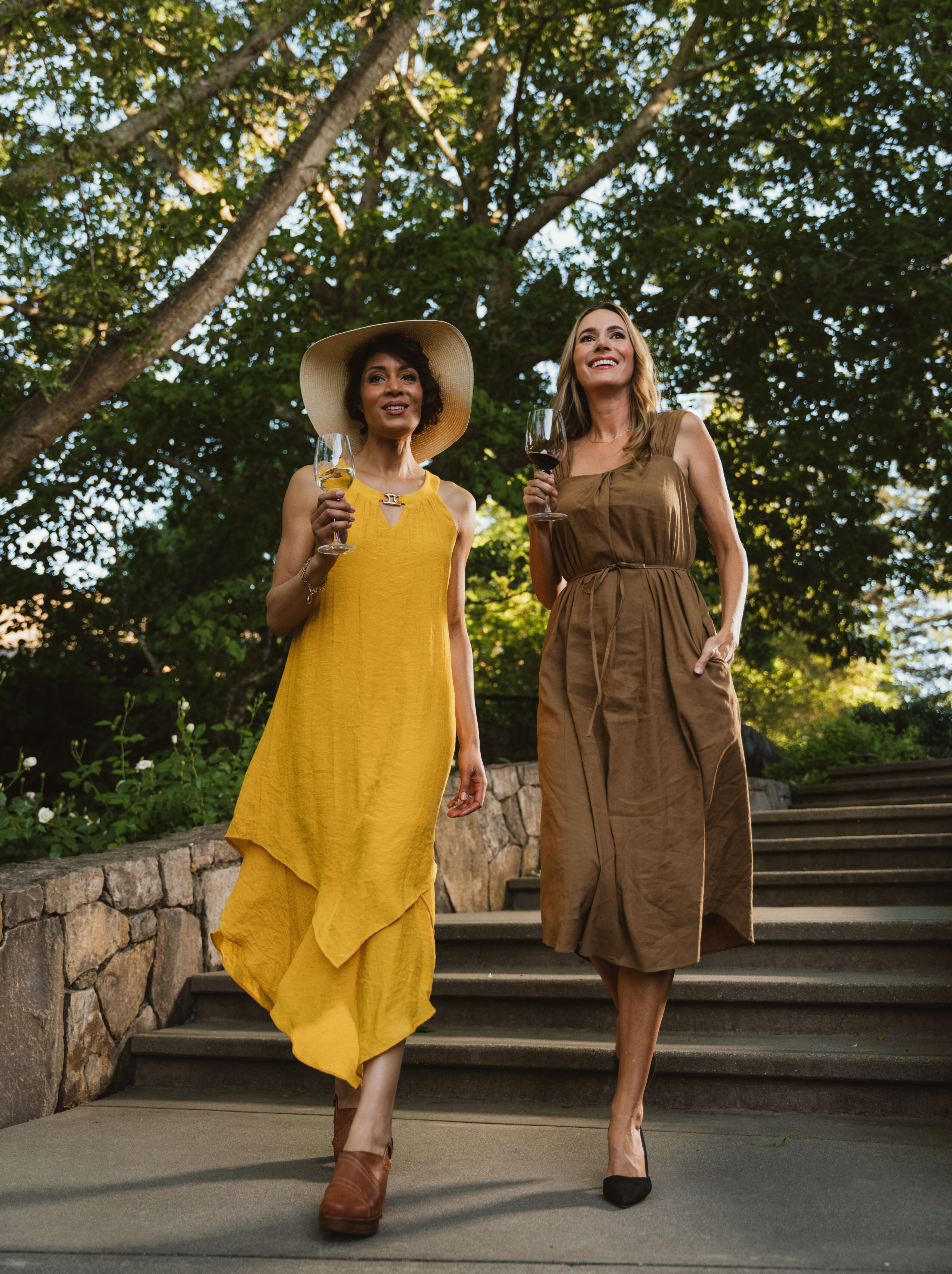 Freemark Abbey estate dinner with red wine