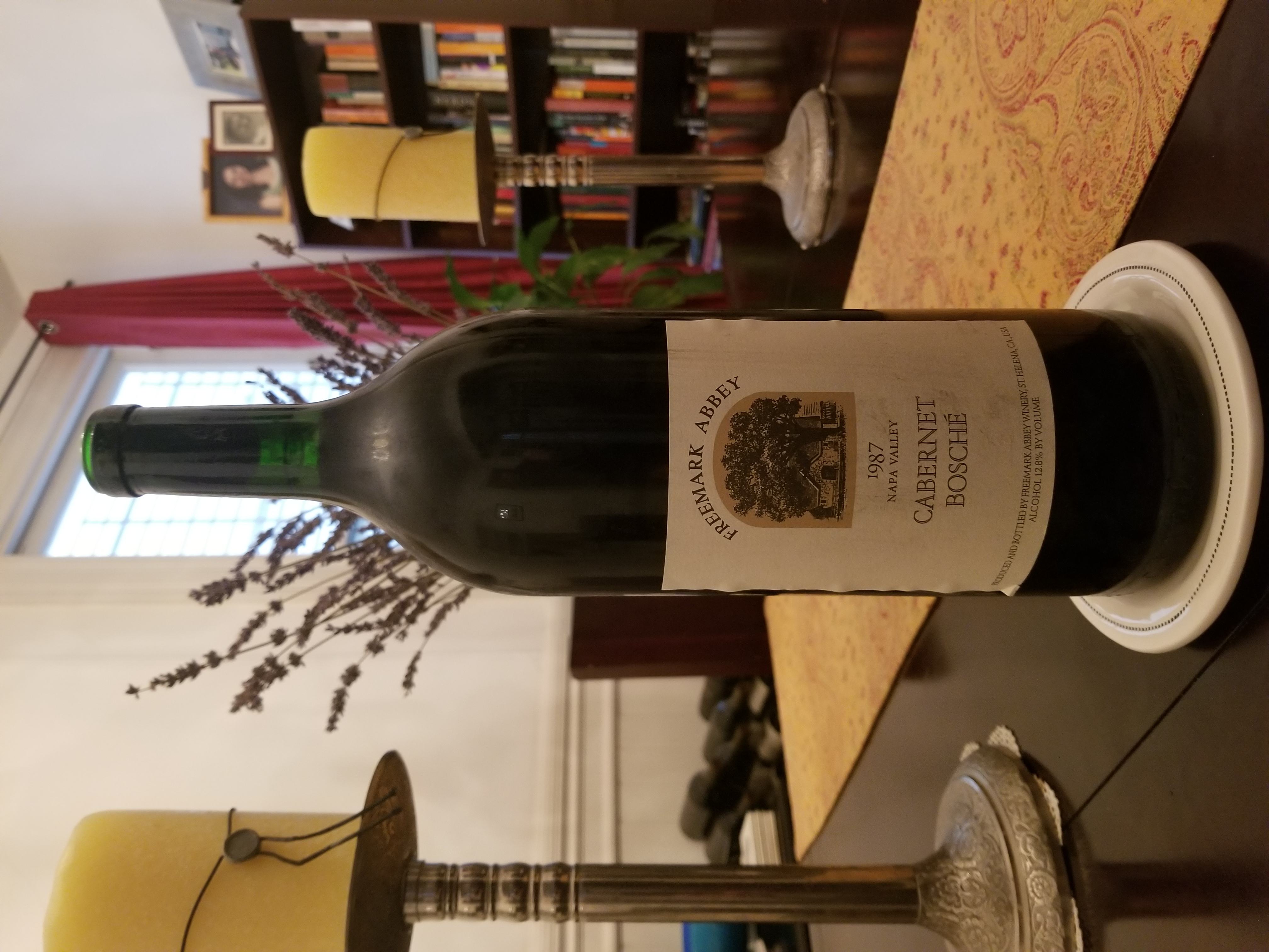 A 1987 Cabernet Bosche.