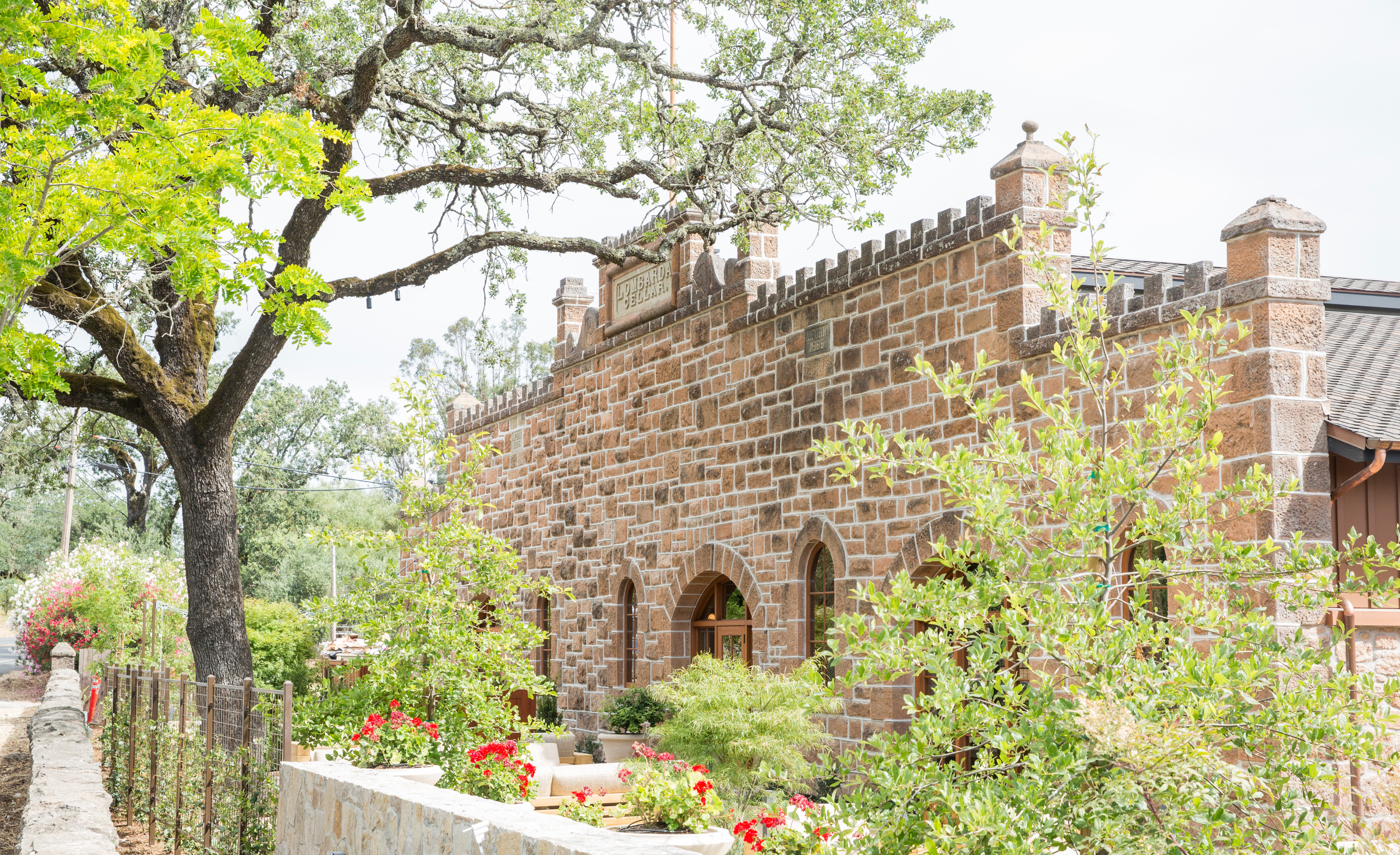 The exterior of Freemark Abbey