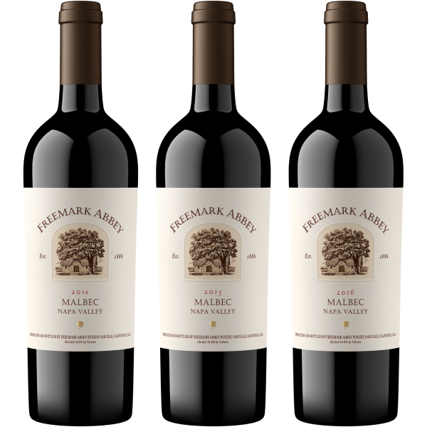 Vertical: Napa Valley Malbec '14, '15, '16