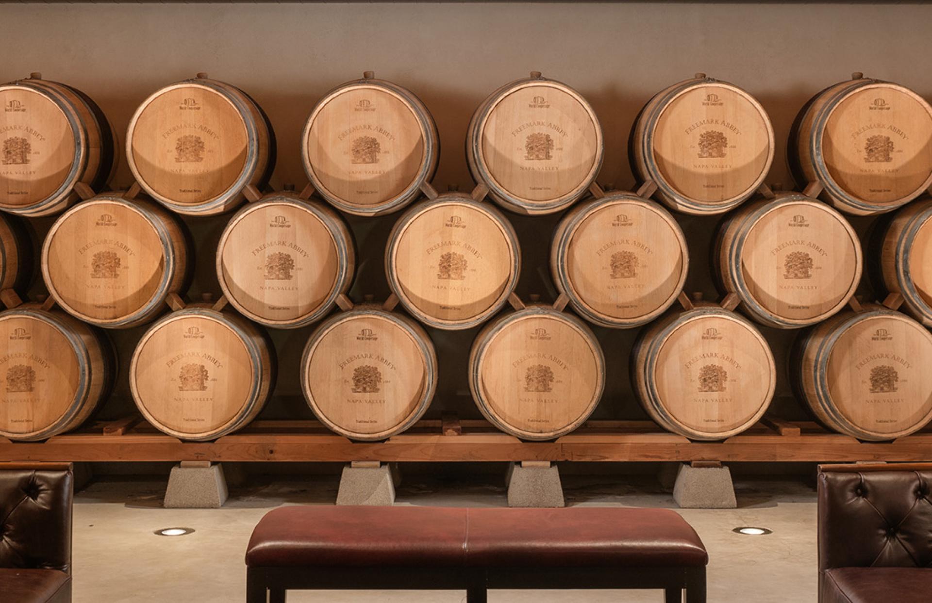 freemark abbey barrel room