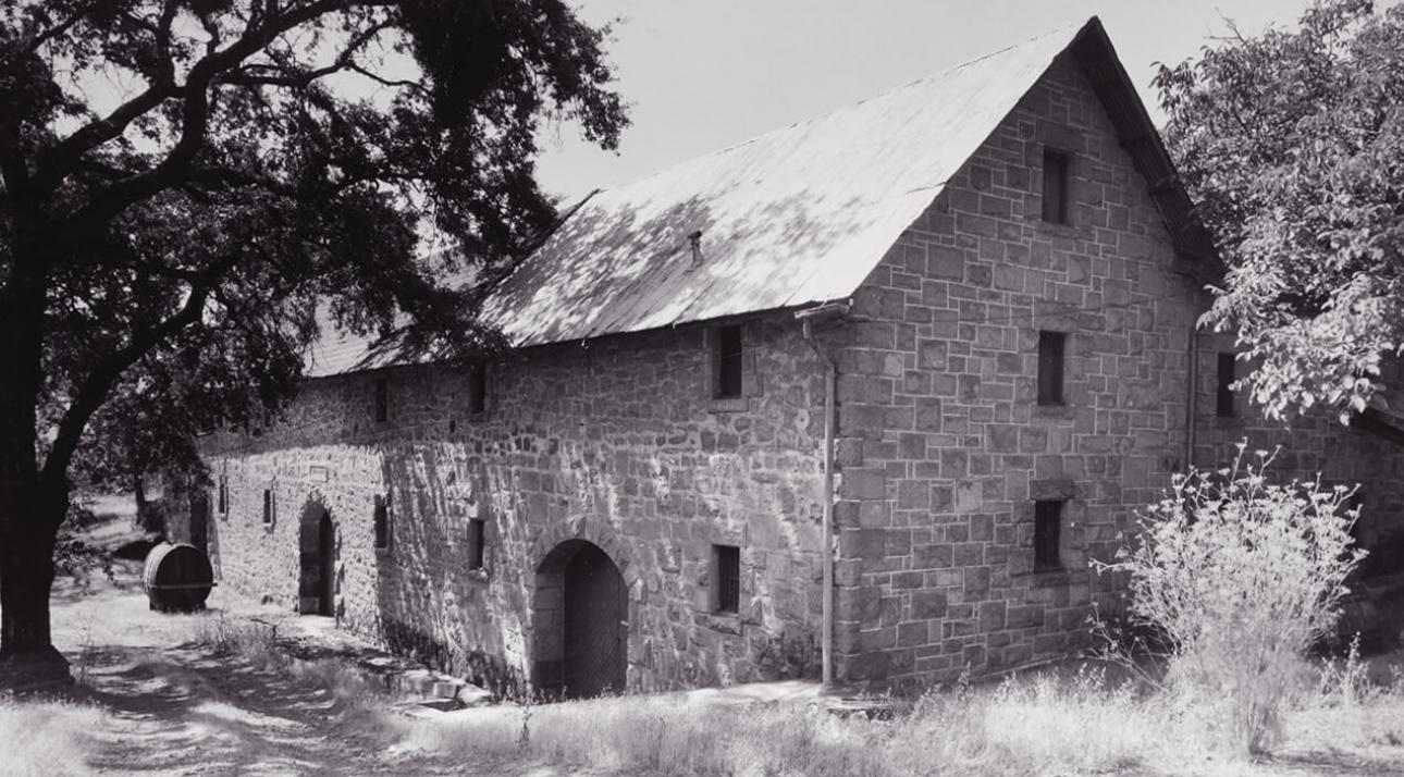 Historic original Freemark Abbey Winery